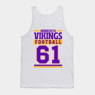 Minnesota Vikings 1961 American Football Edition 3 Tank Top